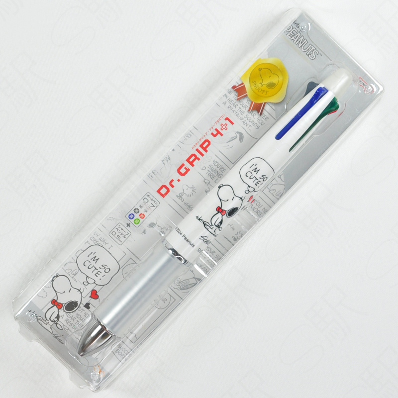 PILOT Dr. Grip 4+1 0.7mm x Sun-Star Stationery Snoopy [S4655311] - White